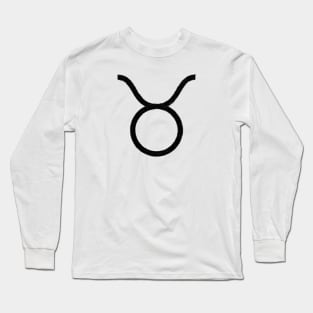 TAURUS SYMBOL IN OIL Long Sleeve T-Shirt